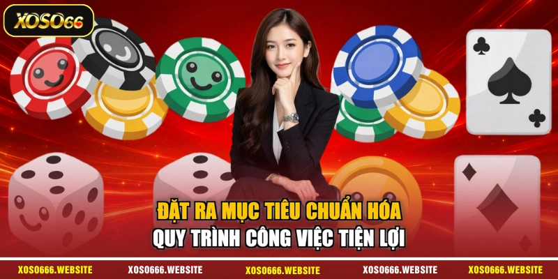 Đặt ra mục tiêu chuẩn hóa quy trình công việc tiện lợi