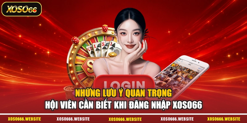 Những lưu ý quan trọng hội viên cần biết khi đăng nhập XOSO66